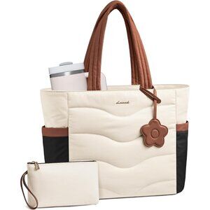 Elegant Women Handbag with Zipper Closure Trendy Nurse and Teacher Work Tote